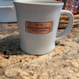 COPY - Starbucks 2010 copper plate logo mug